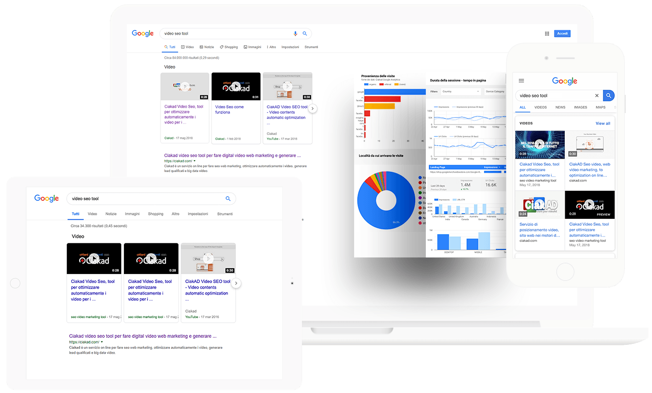 Video search engine marketing, rich snippet video